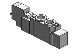 SMC rotary cylinder clean valve switch CRSYW5000, CRSYW7000 overall dimensions sample parameter selection manual