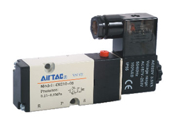 AirTAC solenoid valve 4M110, 4M210, 4M310 overall dimensions sample parameter selection manual