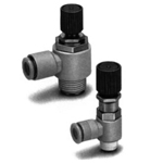 Cylinder flow limiter with residual pressure relief valve