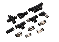 Hengtuogao quick connector KZB103T type connector, KZB101T type five-way connector, KZB105 cross four-way, KZB106 straight connector outline dimensions sample parameter selection manual