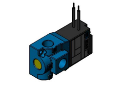 MAC three-way solenoid valve 36LA, EBM36LA, ECD36LA outline dimensions sample parameter selection manual