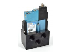 MAC four-way solenoid valve 83A, EBM83A outline dimensions sample parameter selection manual