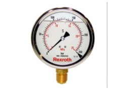 Bosch Rexroth Rexro pressure indicating unit ABZMM overall dimensions sample parameter selection manual