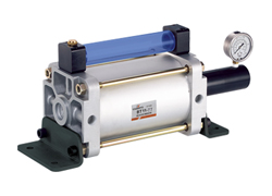 Changtuo pneumatic booster cylinder BT-11-77, BT-30-77, BT30-130, BT-30-176 shape and size sample parameter selection manual