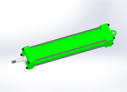 Fast series cylinder QGB outline dimensions sample parameter selection manual