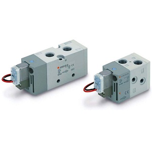 Pilot operated 5-way solenoid valve-VF