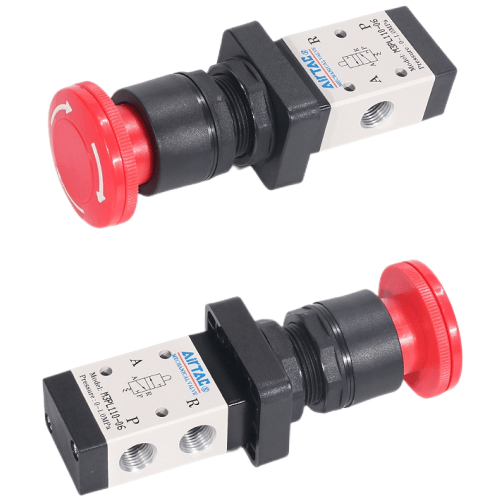 Parking rotary button type mechanical valve-M3PL