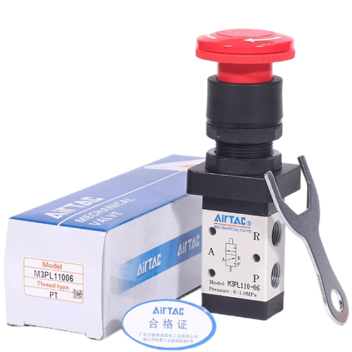 Parking rotary button type mechanical valve-M3PL