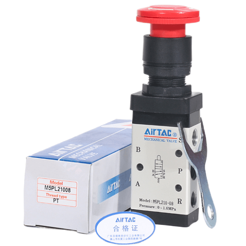 Parking rotary button type mechanical valve-M5PL