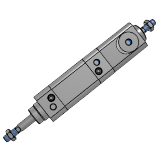 Hold the double-output cylinder tightly-BSED