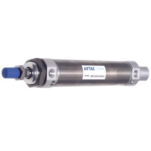 Cushioned stainless steel mini cylinder-MFC