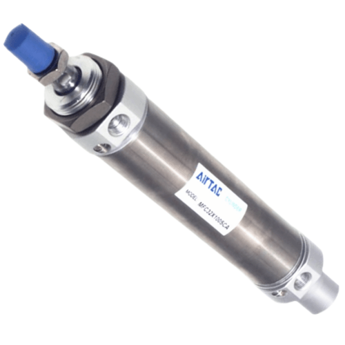 Cushioned stainless steel mini cylinder-MFC