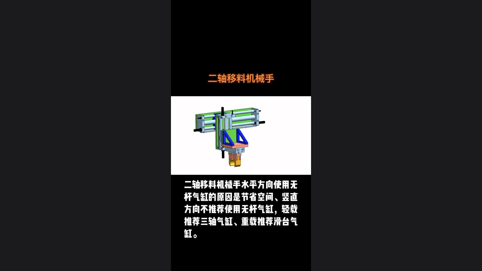 If a single-axis or two-axis cylinder is used, it must be equipped with guide rails to guide and withstand bending moments.