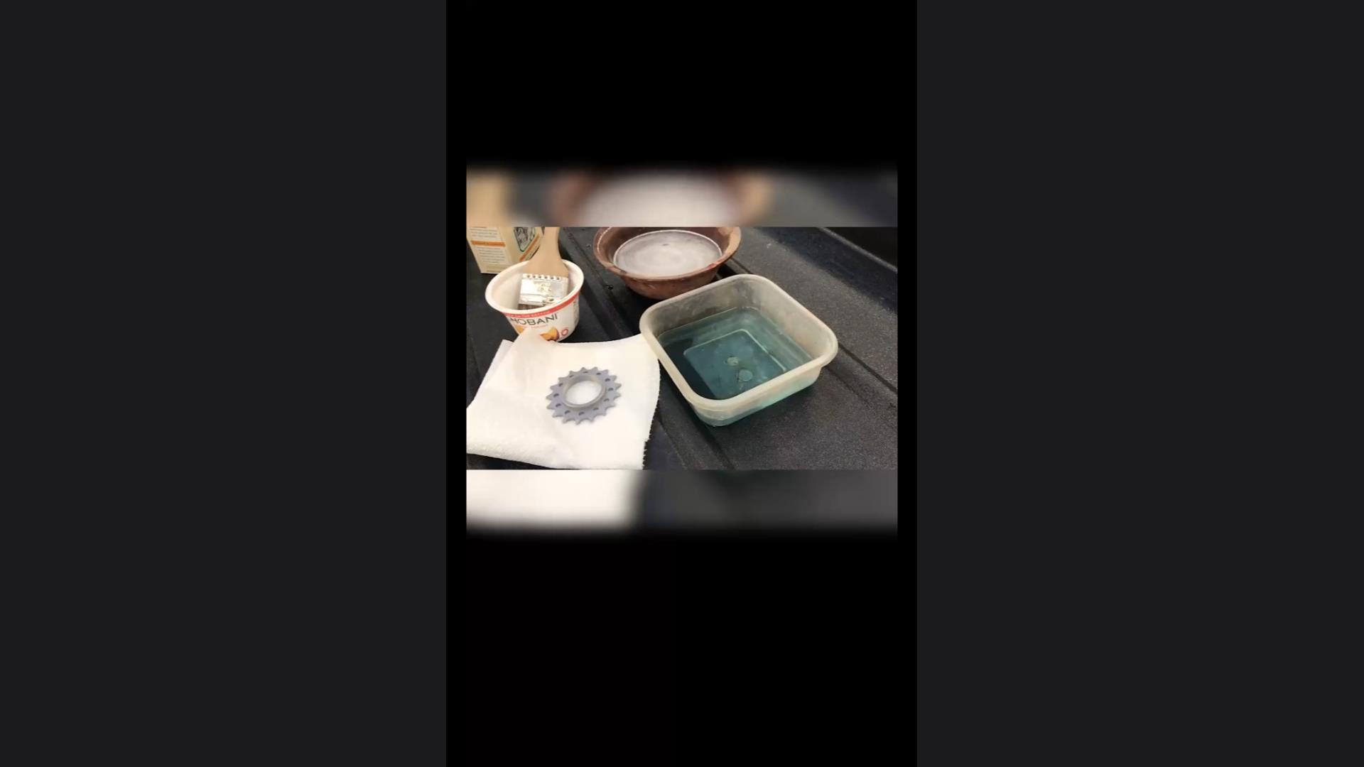Black or blue, surface treatment process of steel parts