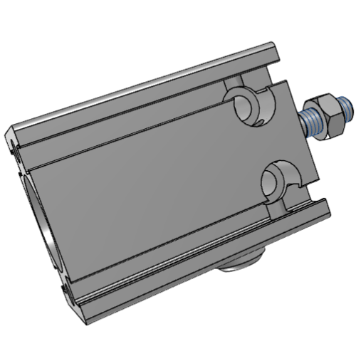 Multi-position fixed cylinder MSD10X10