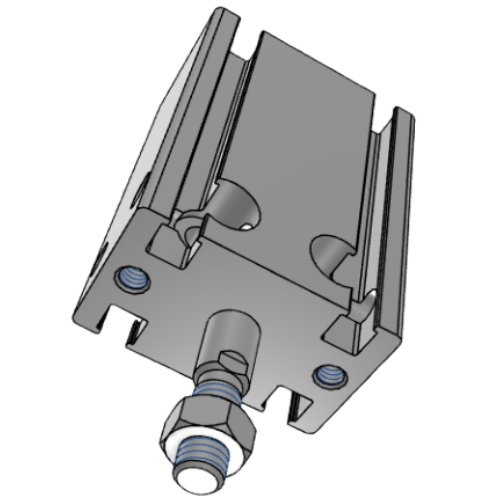 Multi-position fixed cylinder MTD6X5S