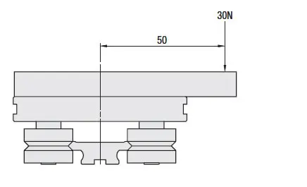 V-shaped guide rail system-mini size 70° type