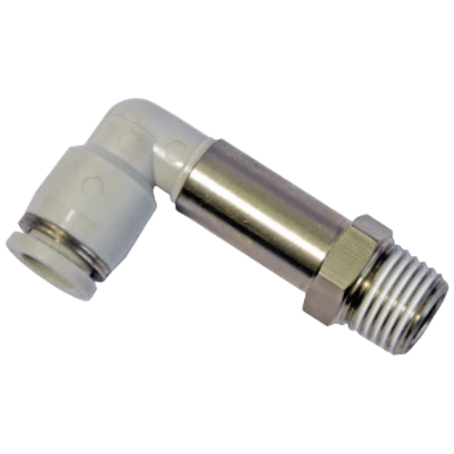 X-APLL Connector-L-shaped extended thread two-way