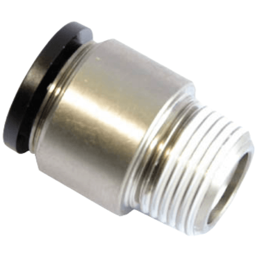 POC Round thread straight connector