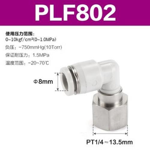 L型内螺纹接头 PLF802