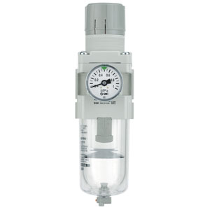 SMC Filter Pressure Regulator with Pressure Gauge AW2001, AW3001, AW4001 Dimensions Sample Parameter Selection Manual