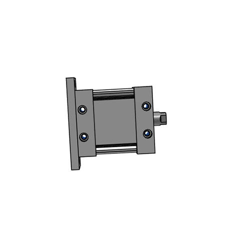 Headless side flange type flat cylinder MDUG40-3DZ