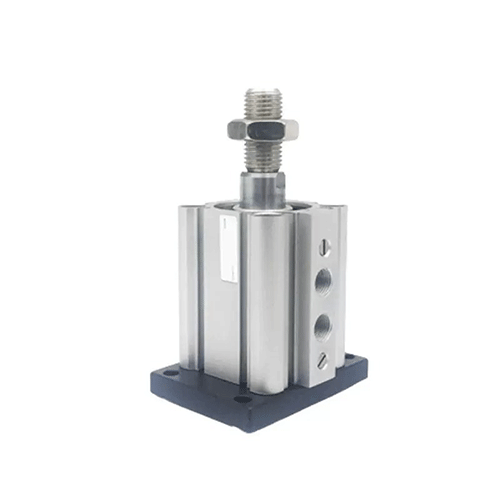 Slim cylinder with air cushion/head side flange-RDQG32