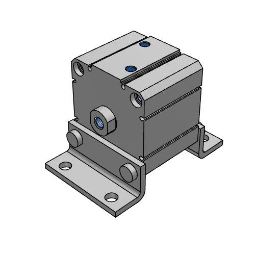 Axial foot type thin cylinder-CD55L63