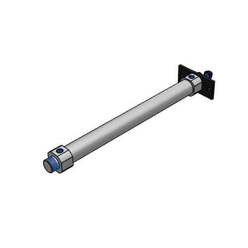 Rod side flange type sinusoidal cylinder-RECF40