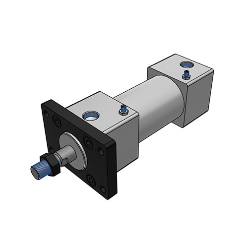 Rod side flange type high speed cylinder RHCF32-5