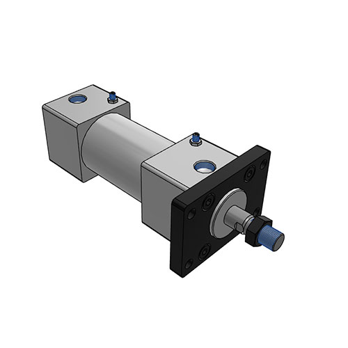 Rod side flange type high speed cylinder RHCF20-430