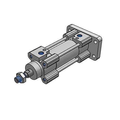 C96SDG Rodless side flange type standard cylinder