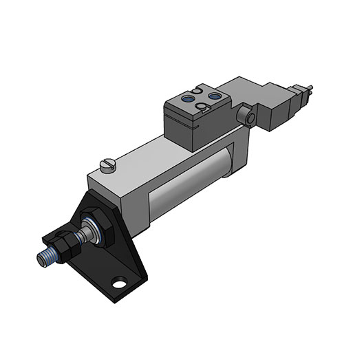 Foot type cylinder with valve CVJ5L16-30-1LZ