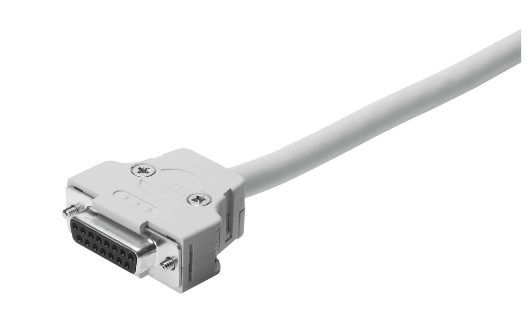 Parameter selection manual for KMP6 data of festo connecting cable.