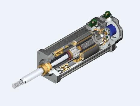 Electric cylinder internal structure diagram and working principle