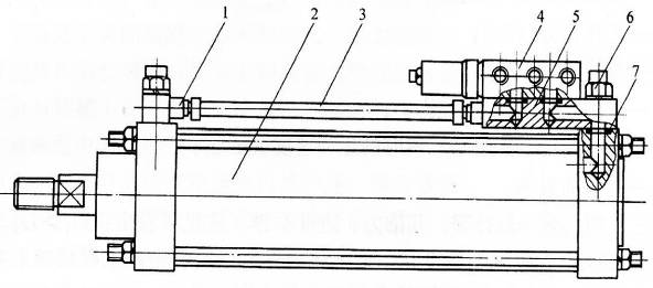 Structure and working principle of combination cylinder with valve