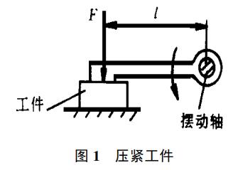 摆动气缸压紧工件