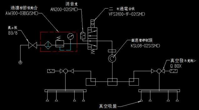 真空吸盘气动回路图图片