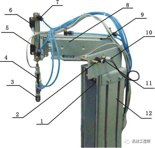 机械手气缸结构拆解图