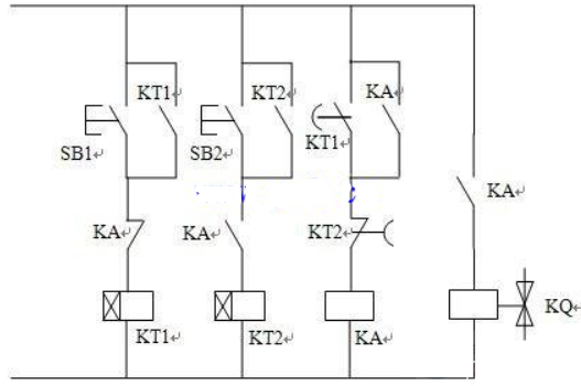 继电器控制电磁阀怎么接线，继电器控制电磁阀电路图