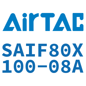 标准气缸带阀型 SAIF80X100-08A