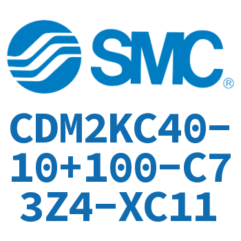 Non-rotating rod mini cylinder-CDM2KC40-10+100-C73Z4-XC11