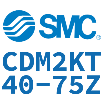 杆不回转型迷你气缸-CDM2KT40-75Z