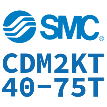 杆不回转型迷你气缸-CDM2KT40-75T