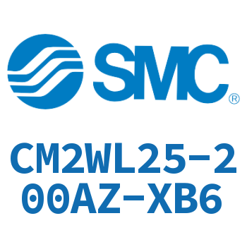 Double standard cylinder-CM2WL25-200AZ-XB6