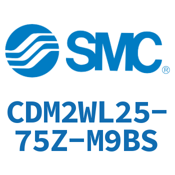 Double standard cylinder-CDM2WL25-75Z-M9BS