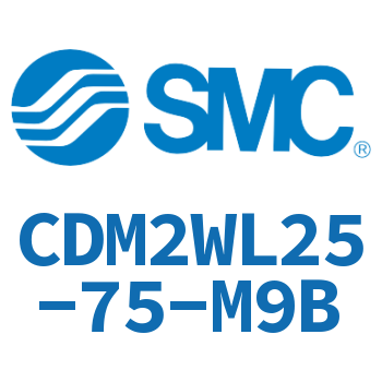 Double standard cylinder CDM2WL25-75-M9B