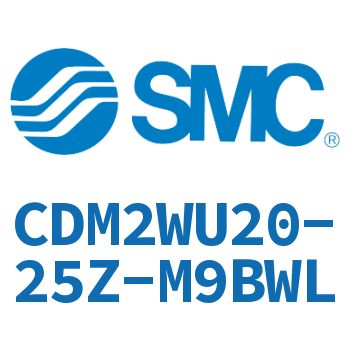 Double standard cylinder-CDM2WU20-25Z-M9BWL