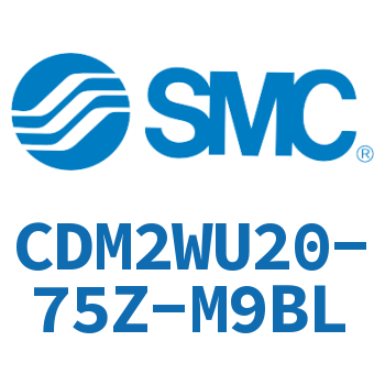 Double standard cylinder-CDM2WU20-75Z-M9BL