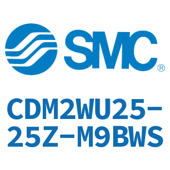 Double standard cylinder-CDM2WU25-25Z-M9BWS